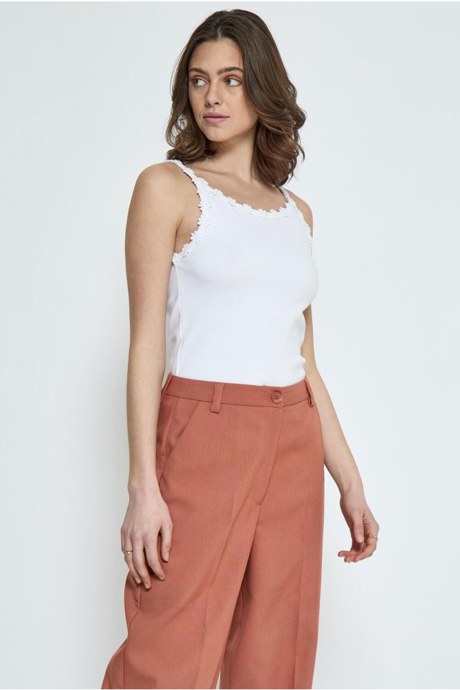 ALICE GOTS STRAP TOP PC7961 0001 WHITE